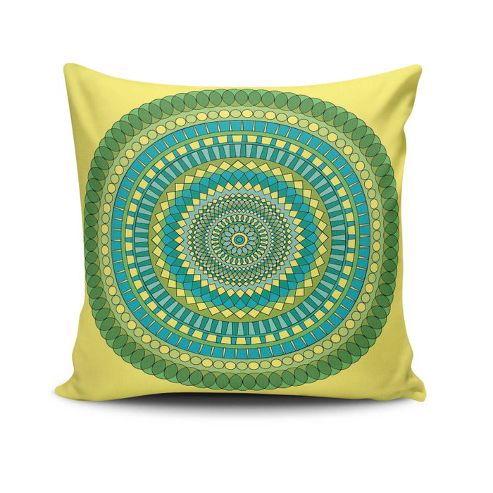 Aberto Design Cojín MANDALA-39 Multicolor 43 x 43 cm Aberto Design Cojín MANDALA-39 Multicolor 43 x 43 cm